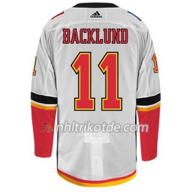 Calgary Flames Trikot MIKAEL BACKLUND 11 Adidas Weiß Authentic - Herren